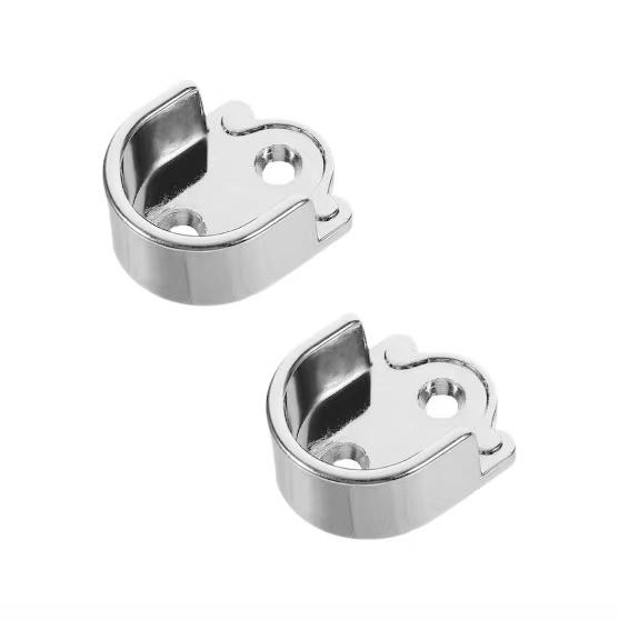 Zinc Alloy Closet Rod Socket Flange